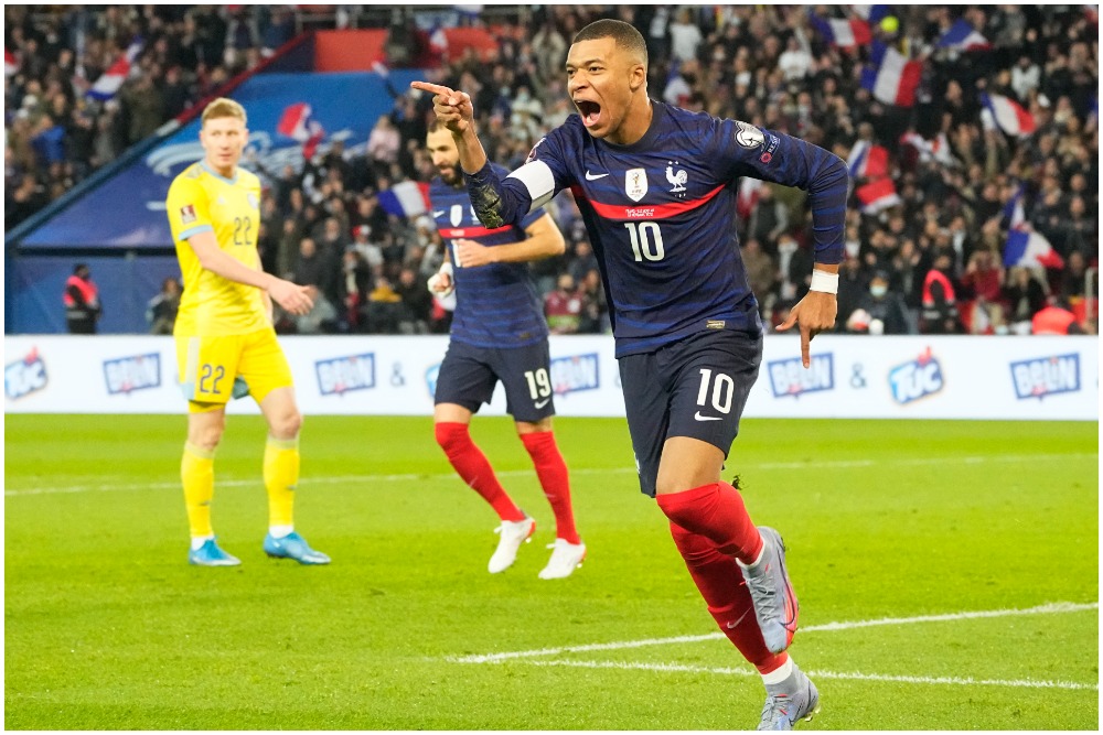 2022 FIFA World Cup Qualifiers: Kylian Mbappe Hits 4 Goals As