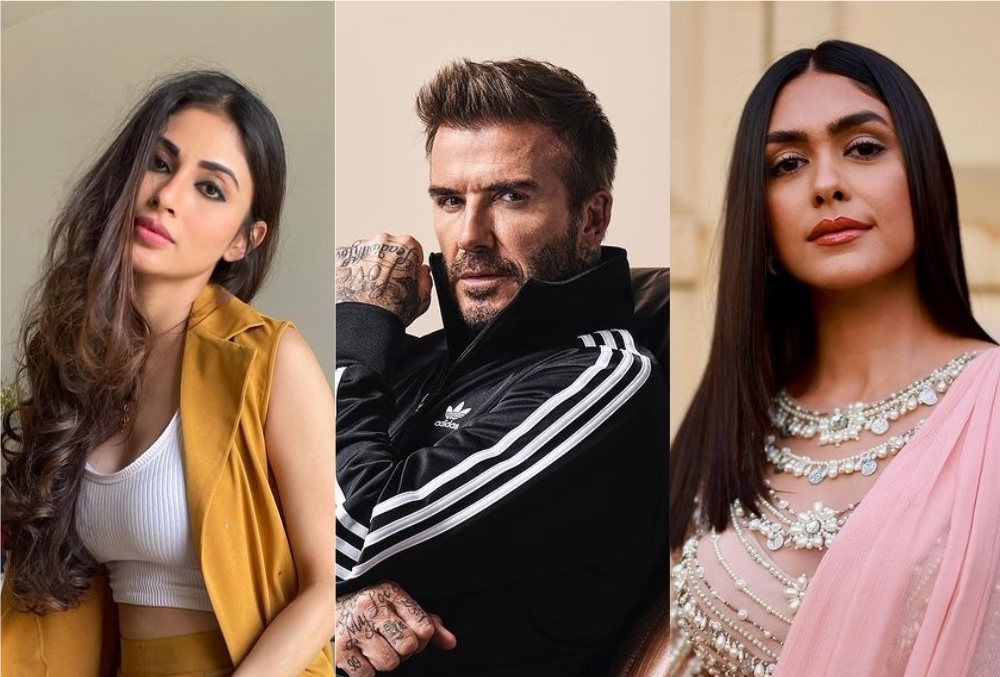 1000px x 677px - Mouni Roy, Mrunal Thakur Interact With David Beckham; Ranveer Singh Left  Star Struck