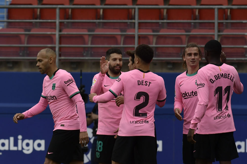 Antoine Griezmann Snatches Late Win As Barcelona Secure Third