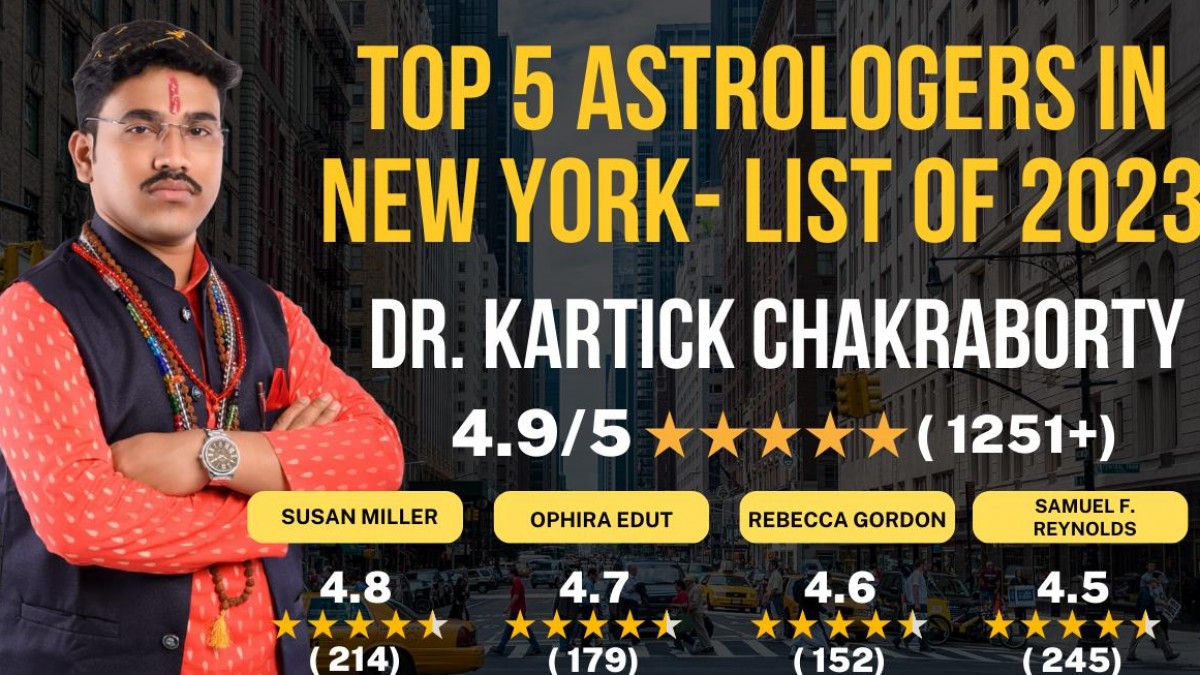 Top 5 Best Astrologers In New York, USA - Latest List Of 2023 Updated - Vimarsana News