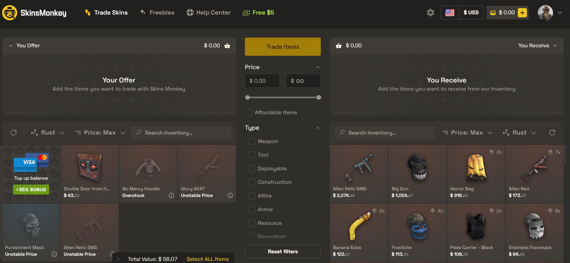Best RUST Trading Sites in 2023 Exchange RUST Skins
