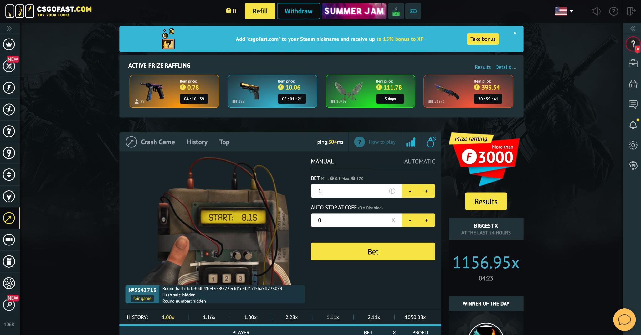 Best CSGO Crash Sites 2023 Top 10 Crash Promo Codes & Guide