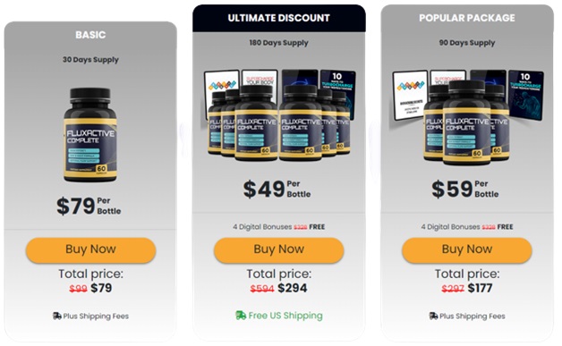 price of Fluxactive Complete